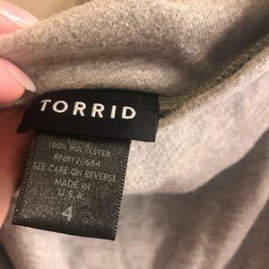 Barely worn off-the-shoulder Torrid dress.